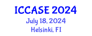 International Conference on Control, Automation and Systems Engineering (ICCASE) July 18, 2024 - Helsinki, Finland