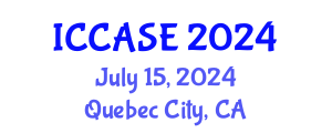 International Conference on Control, Automation and Systems Engineering (ICCASE) July 15, 2024 - Quebec City, Canada