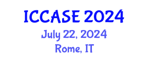 International Conference on Control, Automation and Systems Engineering (ICCASE) July 22, 2024 - Rome, Italy