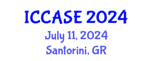 International Conference on Control, Automation and Systems Engineering (ICCASE) July 11, 2024 - Santorini, Greece