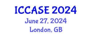 International Conference on Control, Automation and Systems Engineering (ICCASE) June 27, 2024 - London, United Kingdom