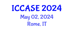International Conference on Control, Automation and Systems Engineering (ICCASE) May 02, 2024 - Rome, Italy