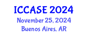 International Conference on Control, Automation and Systems Engineering (ICCASE) November 25, 2024 - Buenos Aires, Argentina