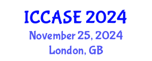 International Conference on Control, Automation and Systems Engineering (ICCASE) November 25, 2024 - London, United Kingdom