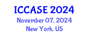 International Conference on Control, Automation and Systems Engineering (ICCASE) November 07, 2024 - New York, United States