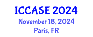 International Conference on Control, Automation and Systems Engineering (ICCASE) November 18, 2024 - Paris, France