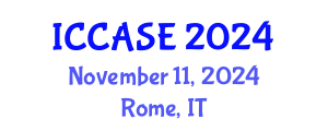 International Conference on Control, Automation and Systems Engineering (ICCASE) November 11, 2024 - Rome, Italy