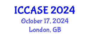 International Conference on Control, Automation and Systems Engineering (ICCASE) October 17, 2024 - London, United Kingdom
