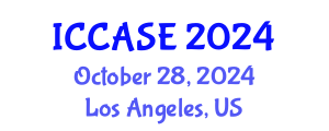 International Conference on Control, Automation and Systems Engineering (ICCASE) October 28, 2024 - Los Angeles, United States