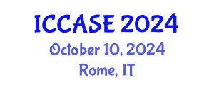 International Conference on Control, Automation and Systems Engineering (ICCASE) October 10, 2024 - Rome, Italy