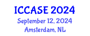International Conference on Control, Automation and Systems Engineering (ICCASE) September 12, 2024 - Amsterdam, Netherlands