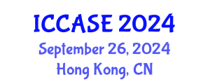 International Conference on Control, Automation and Systems Engineering (ICCASE) September 26, 2024 - Hong Kong, China