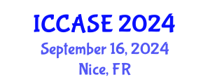 International Conference on Control, Automation and Systems Engineering (ICCASE) September 16, 2024 - Nice, France