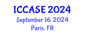 International Conference on Control, Automation and Systems Engineering (ICCASE) September 16, 2024 - Paris, France