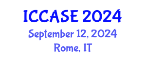 International Conference on Control, Automation and Systems Engineering (ICCASE) September 12, 2024 - Rome, Italy