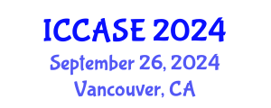 International Conference on Control, Automation and Systems Engineering (ICCASE) September 26, 2024 - Vancouver, Canada