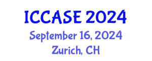 International Conference on Control, Automation and Systems Engineering (ICCASE) September 16, 2024 - Zurich, Switzerland