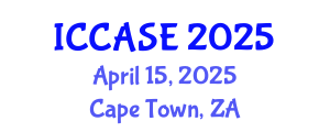 International Conference on Control, Automation and Systems Engineering (ICCASE) April 15, 2025 - Cape Town, South Africa