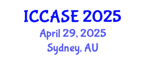 International Conference on Control, Automation and Systems Engineering (ICCASE) April 29, 2025 - Sydney, Australia
