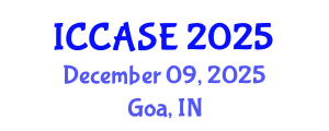 International Conference on Control, Automation and Systems Engineering (ICCASE) December 09, 2025 - Goa, India