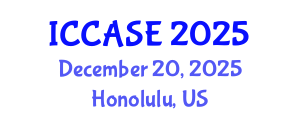 International Conference on Control, Automation and Systems Engineering (ICCASE) December 20, 2025 - Honolulu, United States
