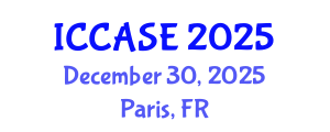 International Conference on Control, Automation and Systems Engineering (ICCASE) December 30, 2025 - Paris, France