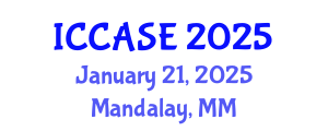 International Conference on Control, Automation and Systems Engineering (ICCASE) January 21, 2025 - Mandalay, Myanmar