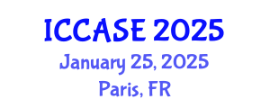 International Conference on Control, Automation and Systems Engineering (ICCASE) January 25, 2025 - Paris, France