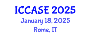 International Conference on Control, Automation and Systems Engineering (ICCASE) January 18, 2025 - Rome, Italy