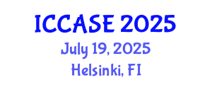 International Conference on Control, Automation and Systems Engineering (ICCASE) July 19, 2025 - Helsinki, Finland