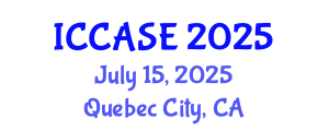 International Conference on Control, Automation and Systems Engineering (ICCASE) July 15, 2025 - Quebec City, Canada