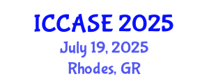International Conference on Control, Automation and Systems Engineering (ICCASE) July 19, 2025 - Rhodes, Greece