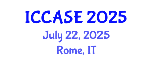International Conference on Control, Automation and Systems Engineering (ICCASE) July 22, 2025 - Rome, Italy