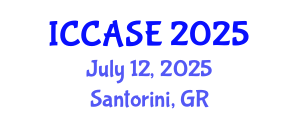 International Conference on Control, Automation and Systems Engineering (ICCASE) July 12, 2025 - Santorini, Greece