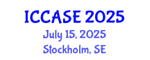 International Conference on Control, Automation and Systems Engineering (ICCASE) July 15, 2025 - Stockholm, Sweden