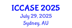 International Conference on Control, Automation and Systems Engineering (ICCASE) July 29, 2025 - Sydney, Australia