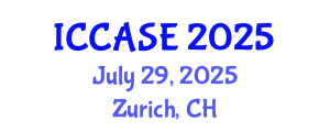 International Conference on Control, Automation and Systems Engineering (ICCASE) July 29, 2025 - Zurich, Switzerland