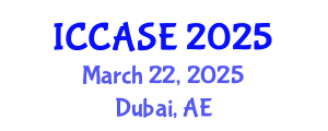 International Conference on Control, Automation and Systems Engineering (ICCASE) March 22, 2025 - Dubai, United Arab Emirates