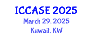 International Conference on Control, Automation and Systems Engineering (ICCASE) March 29, 2025 - Kuwait, Kuwait