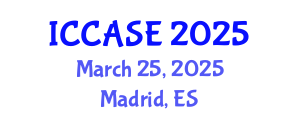 International Conference on Control, Automation and Systems Engineering (ICCASE) March 25, 2025 - Madrid, Spain