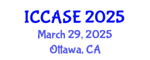 International Conference on Control, Automation and Systems Engineering (ICCASE) March 29, 2025 - Ottawa, Canada