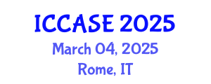 International Conference on Control, Automation and Systems Engineering (ICCASE) March 04, 2025 - Rome, Italy