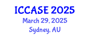 International Conference on Control, Automation and Systems Engineering (ICCASE) March 29, 2025 - Sydney, Australia