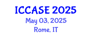 International Conference on Control, Automation and Systems Engineering (ICCASE) May 03, 2025 - Rome, Italy