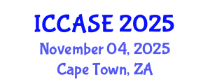 International Conference on Control, Automation and Systems Engineering (ICCASE) November 04, 2025 - Cape Town, South Africa