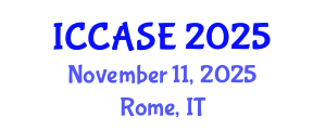 International Conference on Control, Automation and Systems Engineering (ICCASE) November 11, 2025 - Rome, Italy