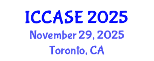 International Conference on Control, Automation and Systems Engineering (ICCASE) November 29, 2025 - Toronto, Canada