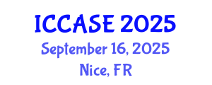 International Conference on Control, Automation and Systems Engineering (ICCASE) September 16, 2025 - Nice, France