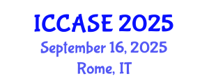 International Conference on Control, Automation and Systems Engineering (ICCASE) September 16, 2025 - Rome, Italy