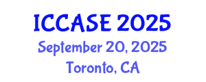 International Conference on Control, Automation and Systems Engineering (ICCASE) September 20, 2025 - Toronto, Canada